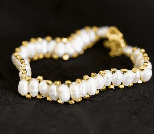 Bracelet-Perles -longues