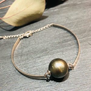 Bracelet-argent-perle-de-Tahiti