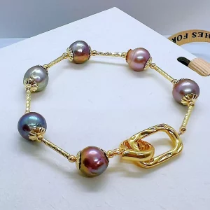 Bracelet de Perles Irisées