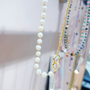 Collier Lien d’Or et Perles