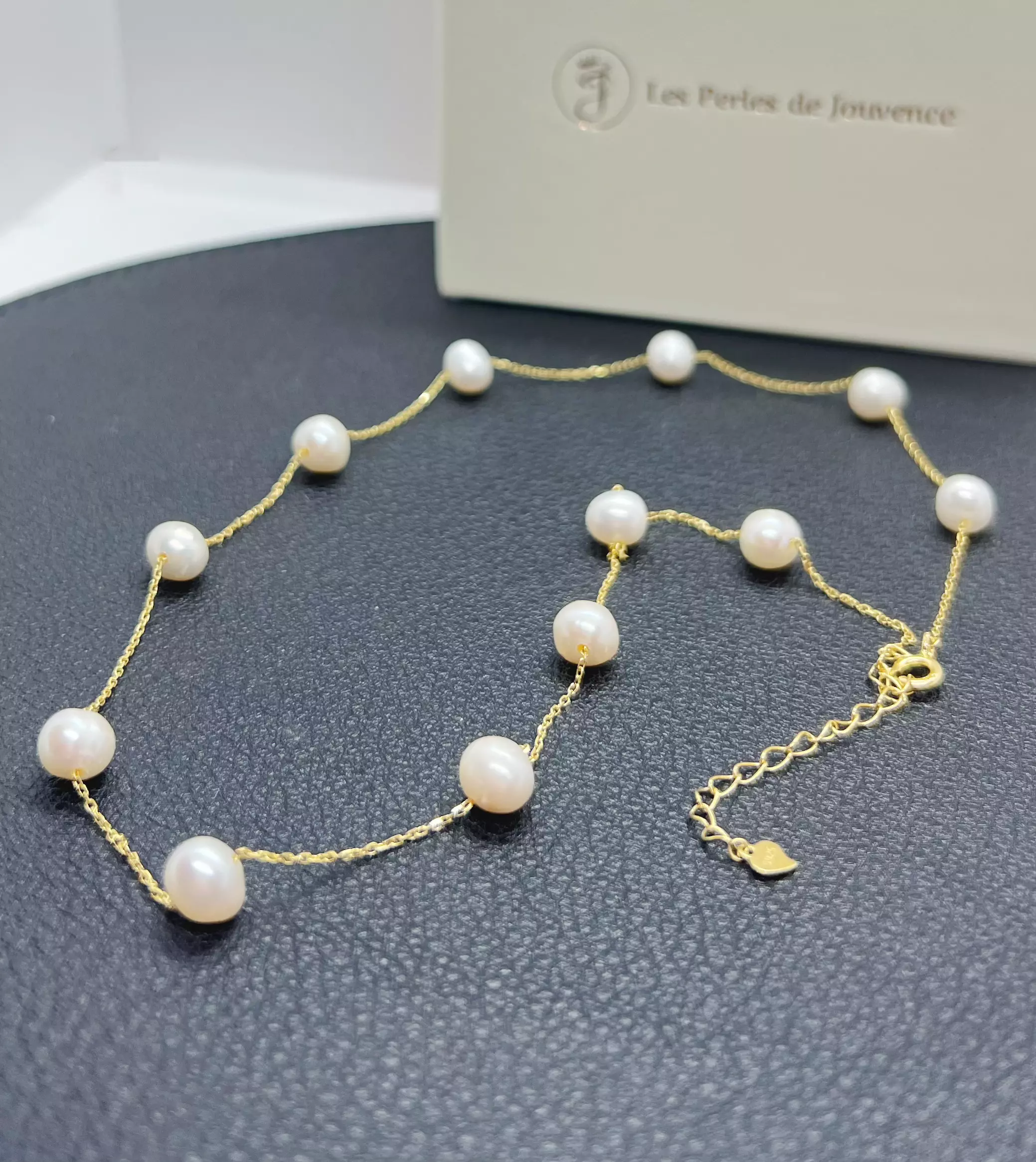 Collier “Étoiles d’Écume” avec perles d’eau douce en argent S925 plaqué or 3 microns