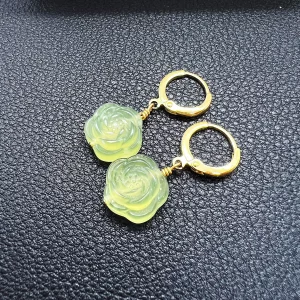 Créoles Roses de Préhnite