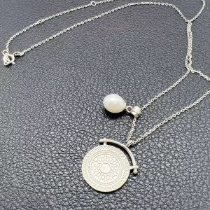 Collier Rosace & Perle