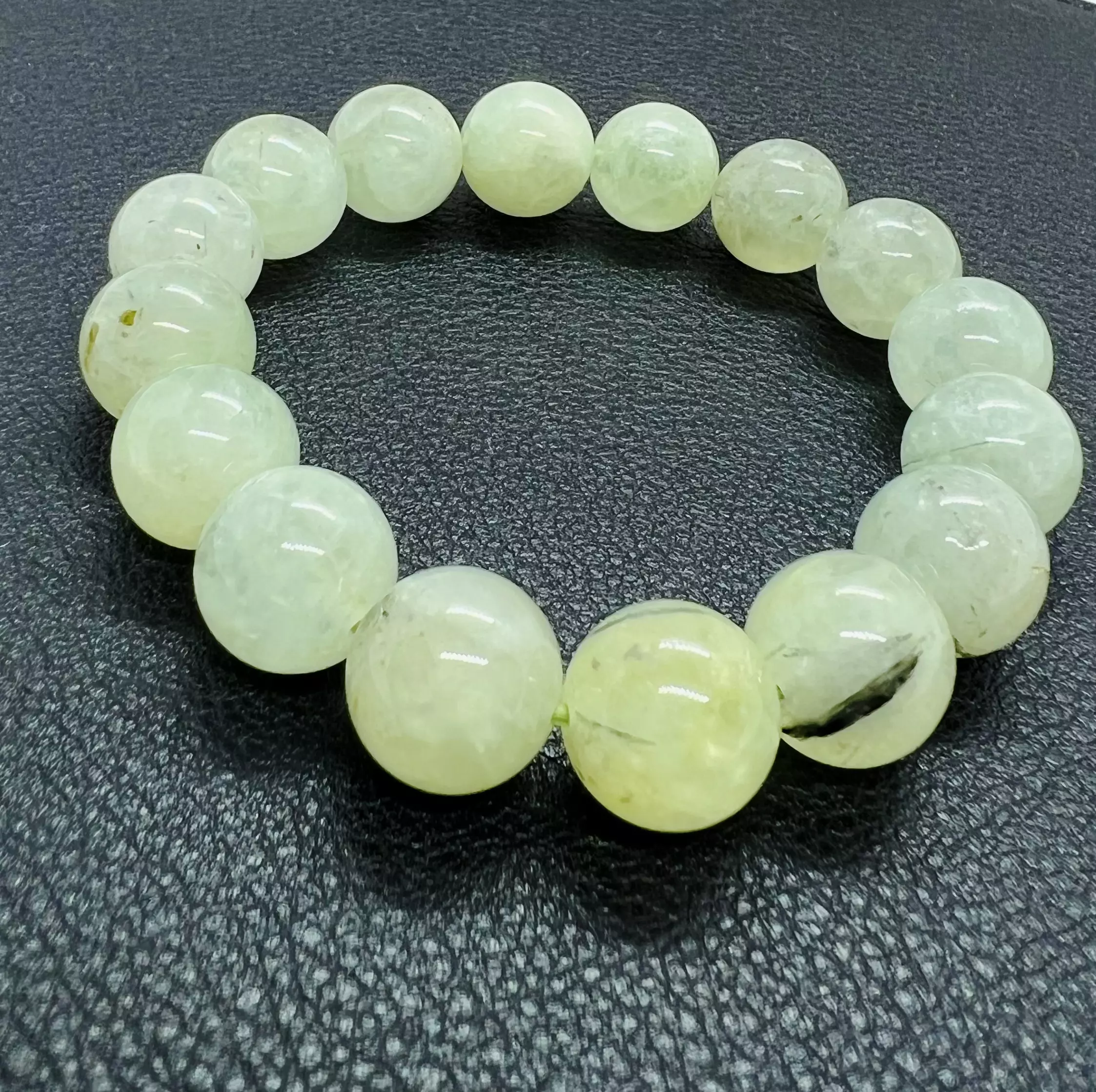 Bracelet Grappes de Préhnite