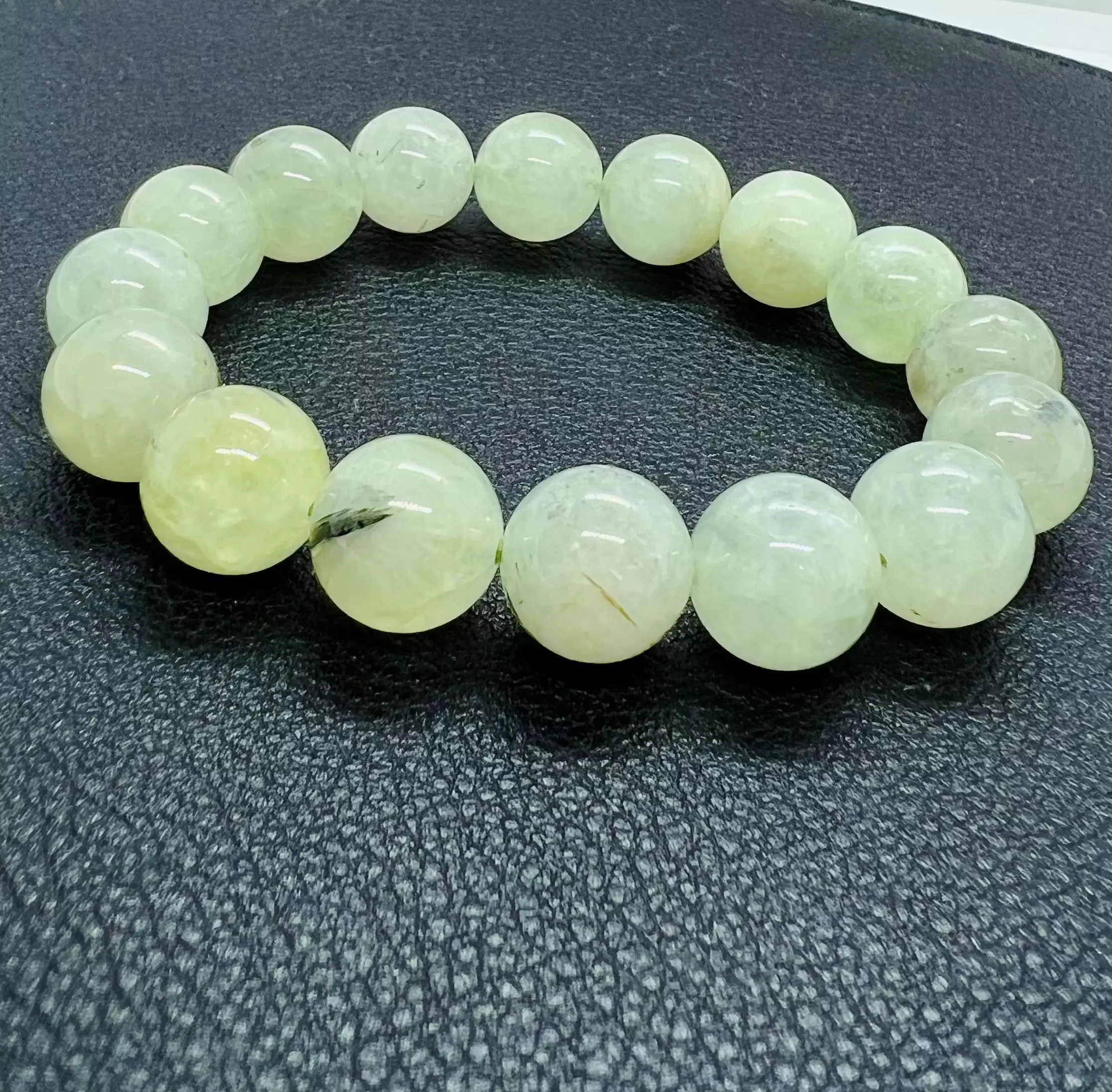 Bracelet Grappes de Préhnite