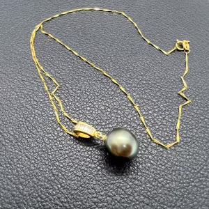 Pendentif Perle de Tahiti Symphonie du Paon