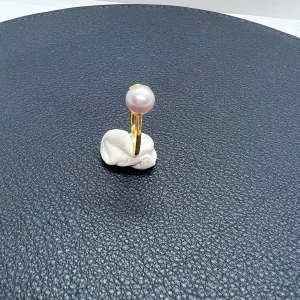 Bague Trèfle Rosée de Perle Bague Trèfle Rosée de Perle