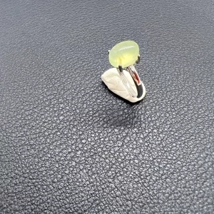 Bague Grain de Raisin Préhnite