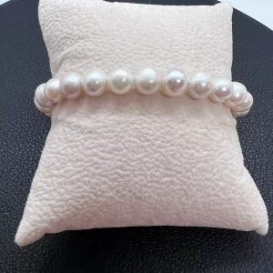 Bracelet Infini – Perles d’Eau Douce et Argent 925